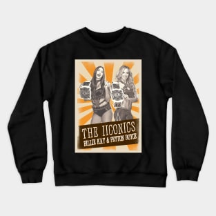 Vintage Aesthetic The IICONICS // Billie Kay & Peyton Royce Crewneck Sweatshirt